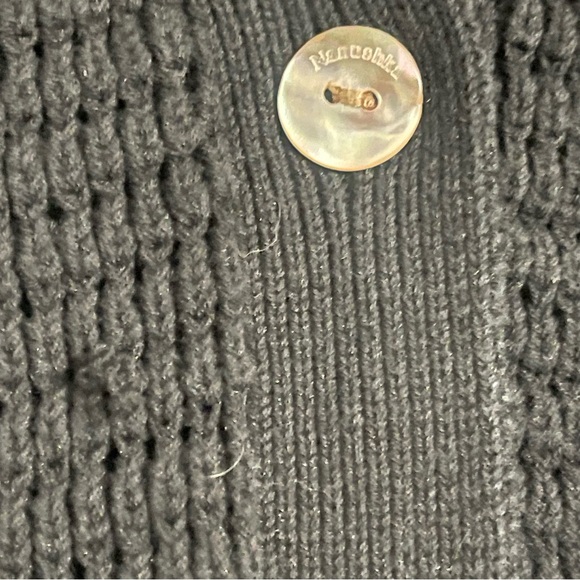 Nanushka Black Button-Up Knit Cardigan - Picture 9 of 9